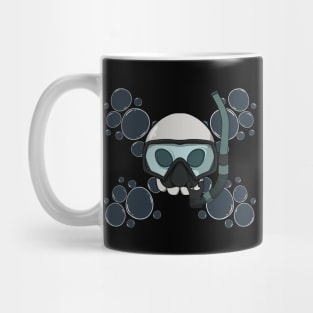 Scuba diving crew Jolly Roger pirate flag (no caption) Mug